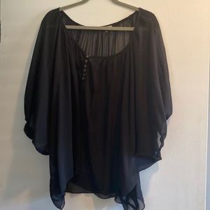 Express black blouse size L